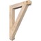Ekena Millwork Traditional Arts & Crafts Smooth Bracket, Douglas Fir, 3 1/2"W x 24"D x 32"H BKT04X24X32TRA03SDF - alternate 1